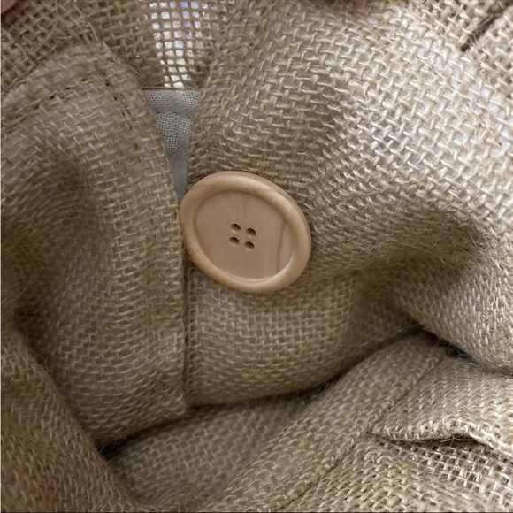 NWT 4 Christmas Stockings & Tree Skirt Bundle Burlap Ruffle Rustic Farmhouse - Picture 2 of 3